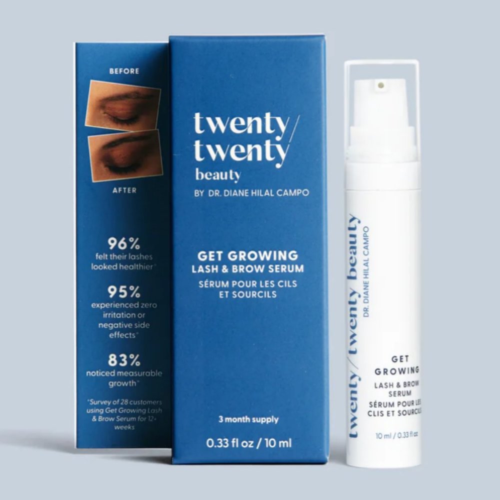Twenty / twenty beauty Get Growing Lash & Brow Serum 0.33 fl oz /10 ml Eyelashes